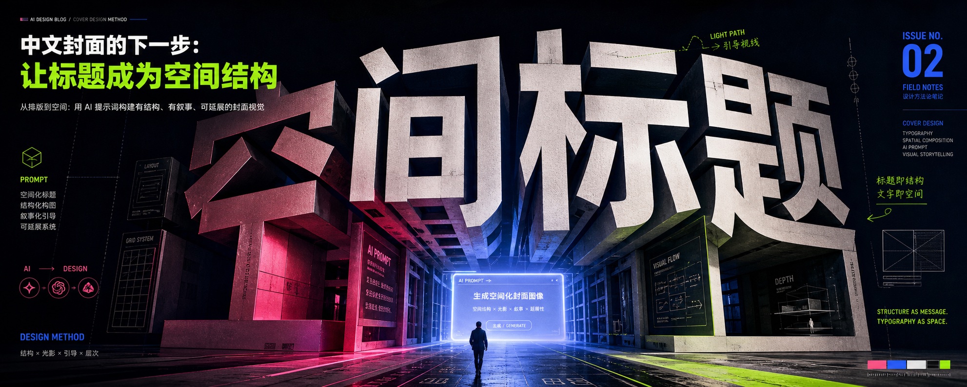 中文封面的下一步:让标题成为空间结构
